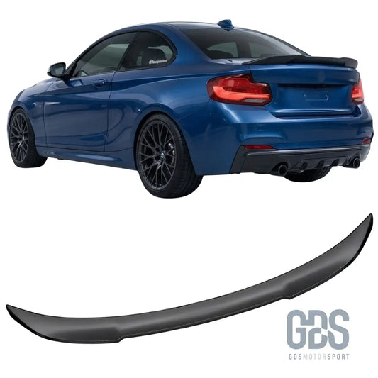 Becquet de coffre look m2 compétition noir mat pour bmw série 2 f22 f23 - becquet/ aileron