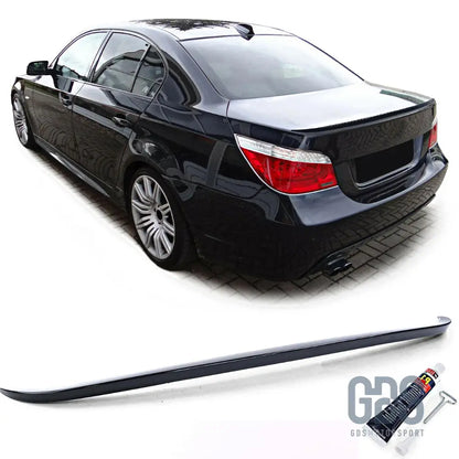 Becquet fin noir brillant bmw série 5 e60 berline look pack m sport - becquet/ aileron