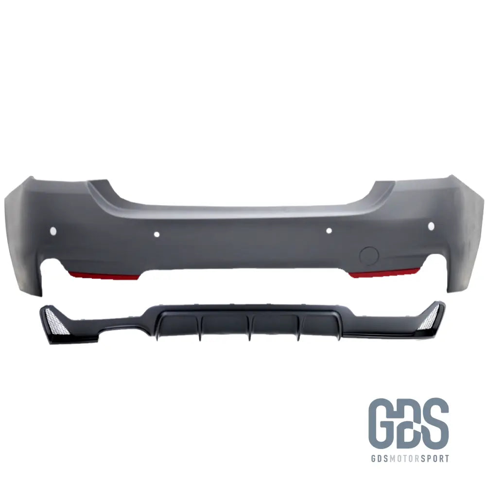 Pare choc arriere Pack M Performance pour BMW F36 Sortie double gauche - Choc kit carrosserie - GDS Motorsport