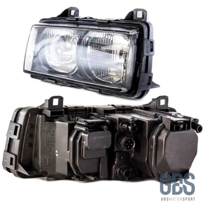 Phares avant BMW E36 H1/H1 Type OEM Phase 1 - PHARES FEUX - GDS Motorsport