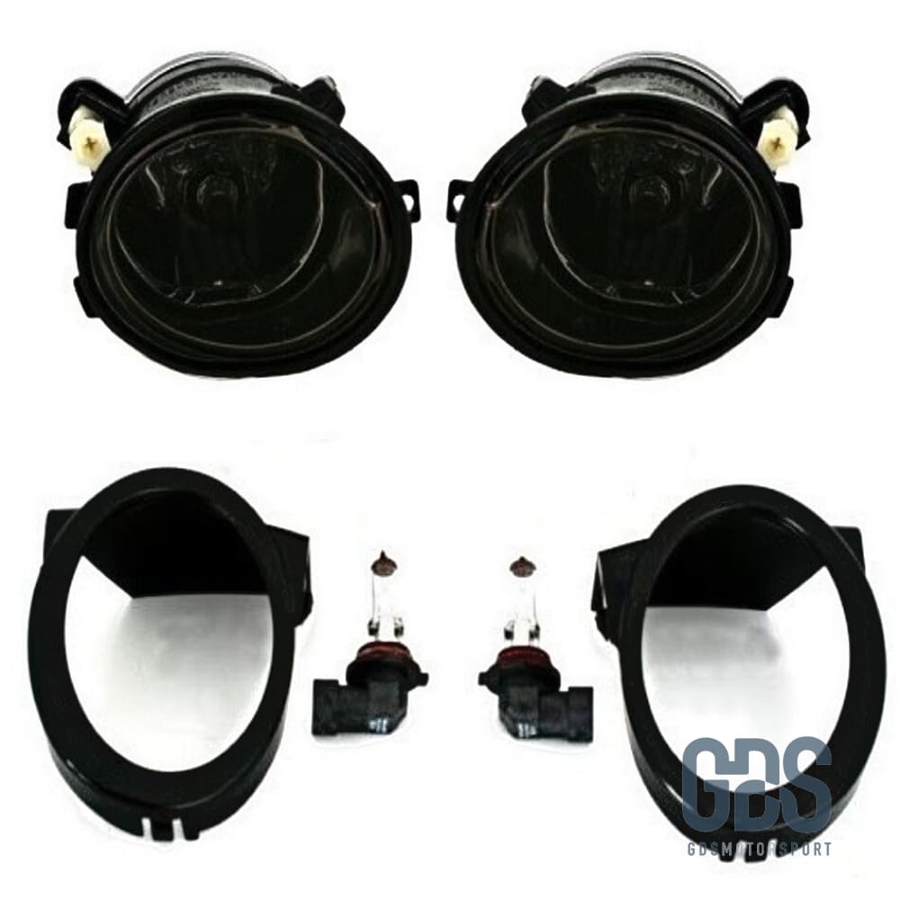 Paire phares antibrouillard BMW E46 Pack M2 / M3 - Fume Noir - PHARES FEUX - GDS Motorsport