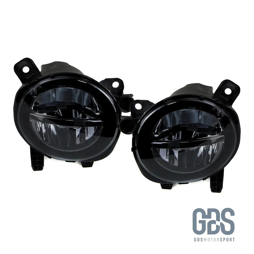 Antibrouillards à LED pour BMW Série 3 F30 / F31 LCI phase 2 Cristal/ Noir/ Jaune - Fumé Noir - Éclairage de véhicule - GDS Motorsport