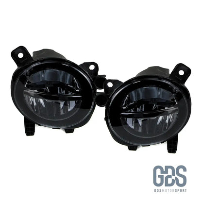 Antibrouillards à LED pour BMW Série 3 F30 / F31 LCI phase 2 Cristal/ Noir/ Jaune - Fumé Noir - Éclairage de véhicule - GDS Motorsport