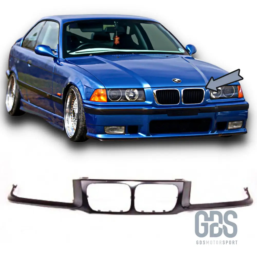 Calandre metalique avant bmw e36 phase 2 de 1996 a 1999 - calandres