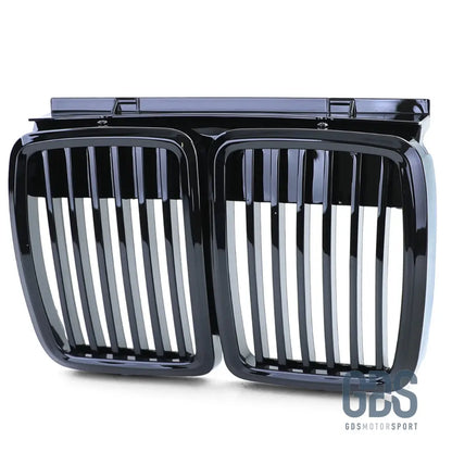 Calandre Noir Brillant pour BMW E30 de 1982 a 1994 - Pare Choc - GDS Motorsport