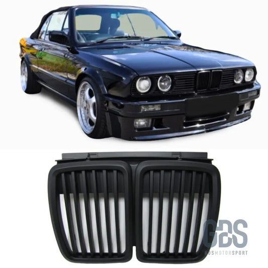 Calandre noir mat pour bmw e30 (1982-1994) - calandres