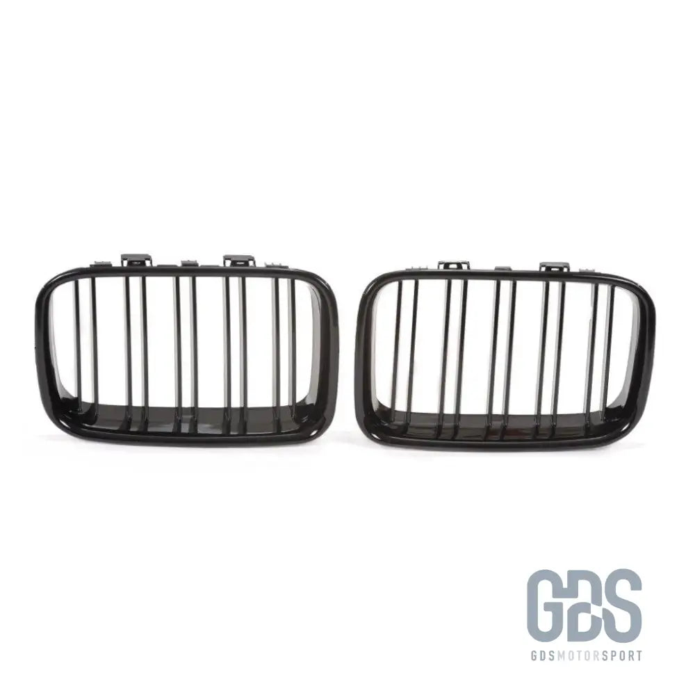 Calandres double lame noir brillant style m4 pour bmw e36 phase 1