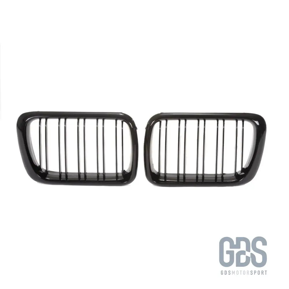 Calandres double lame noir brillant style m4 pour bmw e36 phase 2