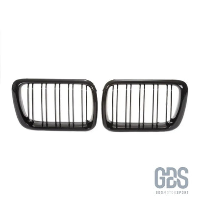 Calandres double lame noir brillant style m4 pour bmw e36 phase 2