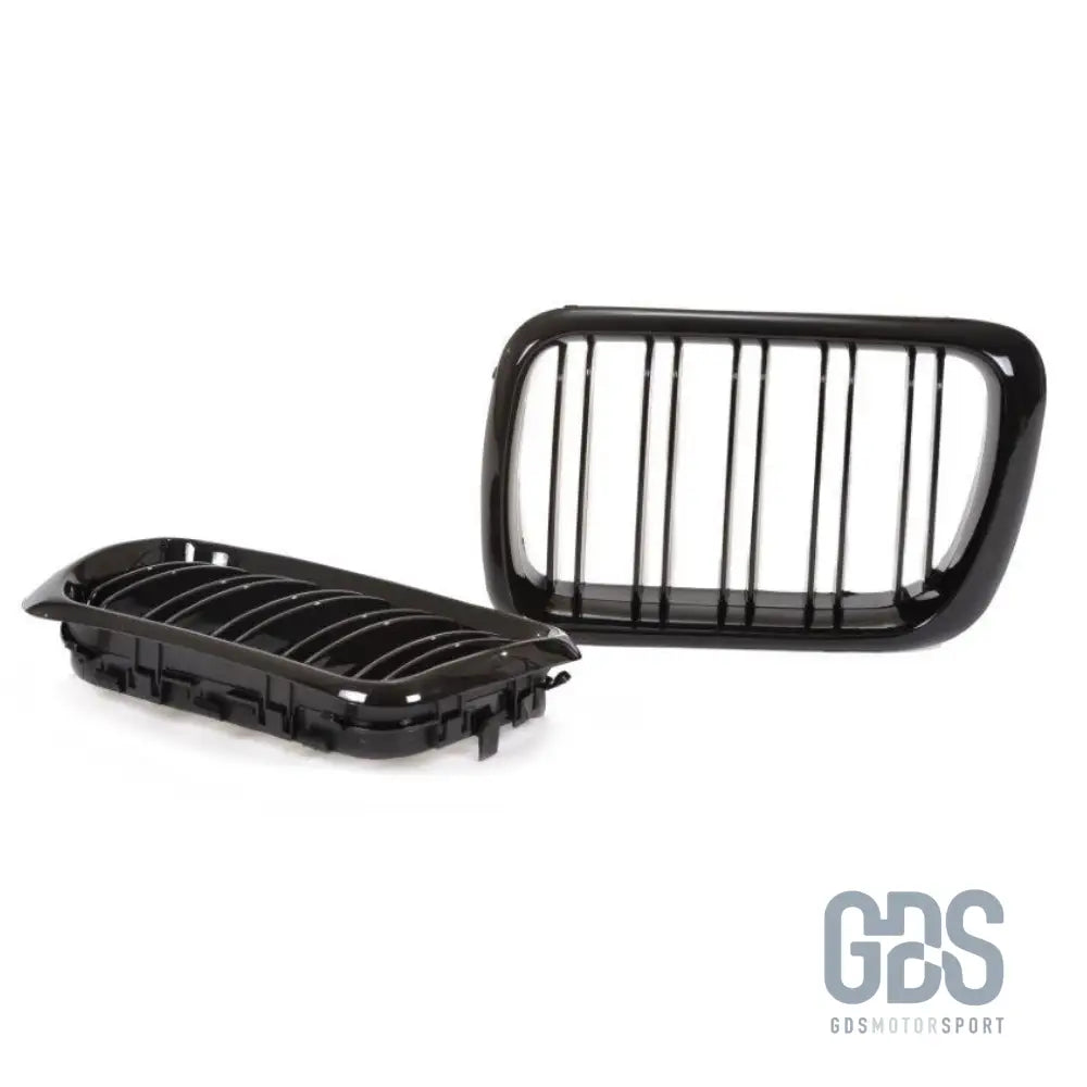 Calandres double lame noir brillant style m4 pour bmw e36 phase 2