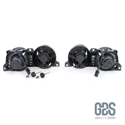 Phares avant H1/H1 verres noirs pour BMW E30 de 1982 a 1994 - Pare Choc - GDS Motorsport