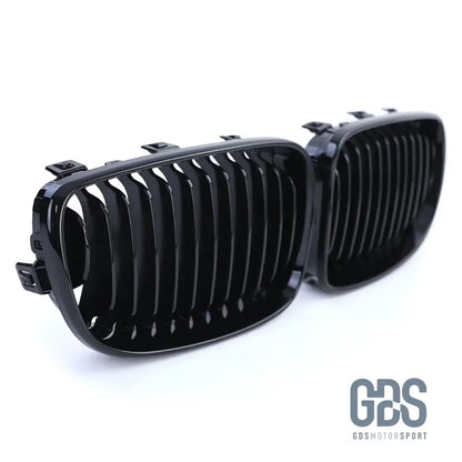 2 Grilles de calandre Noir Brillant BMW série 1 Phase 2007 a 2014 - Calandres - GDS Motorsport