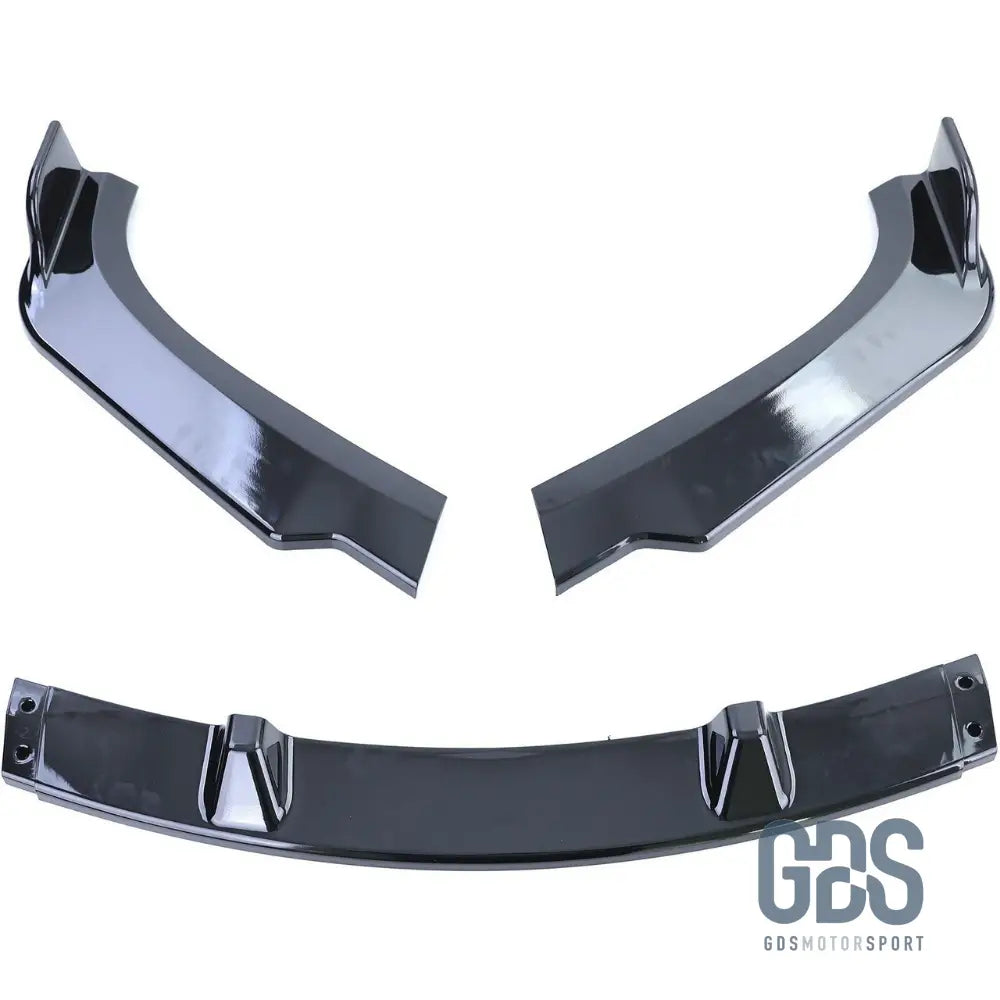 Lame M Sport pour Pare choc avant BMW E90/ E91 Phase 2 Noir Brillant - Choc kit carrosserie - GDS Motorsport