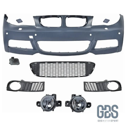 Pare Choc Avant Pack M phase 2 pour BMW E81 / E82 / E87 / E88 - Avec PDC - GDS Motorsport