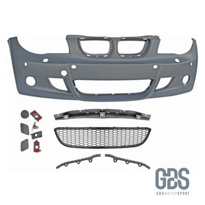Pare Choc Avant Pack M phase 1 pour BMW E81 / E82 / E87 / E88 - Avec PDC - GDS Motorsport