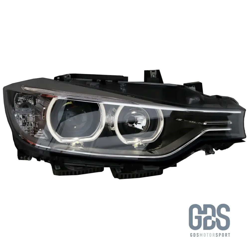 Phares avant H7/H7 Look Xenon pour BMW Série 3 F30 / F31 Angel Eyes LED Phase 1 - Éclairage de véhicule - GDS Motorsport
