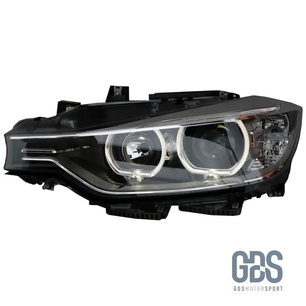 Phares avant H7/H7 Look Xenon pour BMW Série 3 F30 / F31 Angel Eyes LED Phase 1 - Éclairage de véhicule - GDS Motorsport