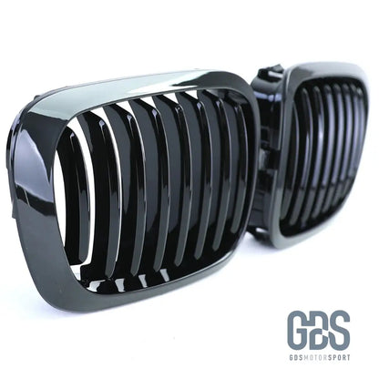 Grilles de calandre NOIR Brillant BMW serie 3 E46 PH1 1998 a 2001 Berline / Touring - Calandres - GDS Motorsport