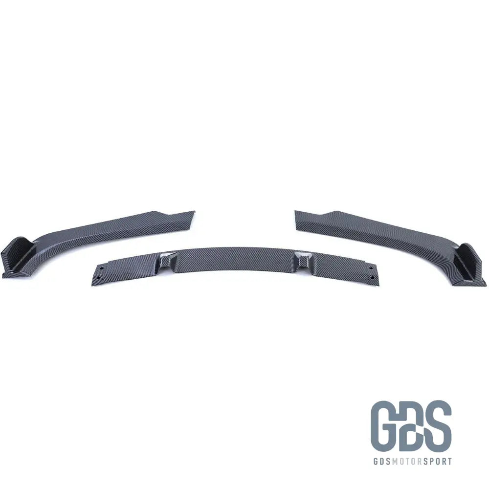 Lame M Sport pour Pare choc avant BMW E90/ E91 Phase 2 Look Carbone - Choc kit carrosserie - GDS Motorsport