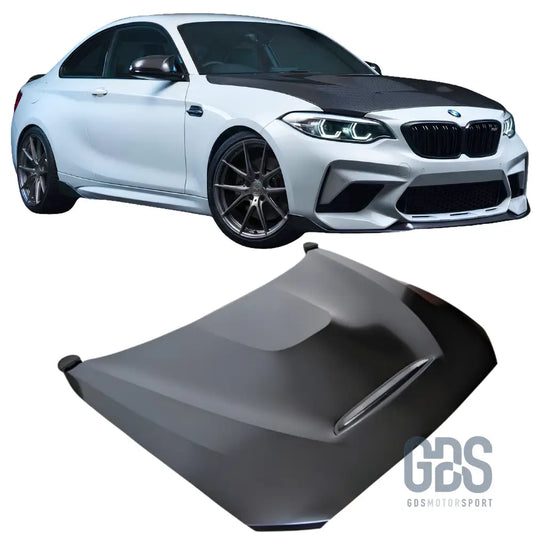 Capot look m2 compétition gts en aluminium pour bmw série 2 f22 f23