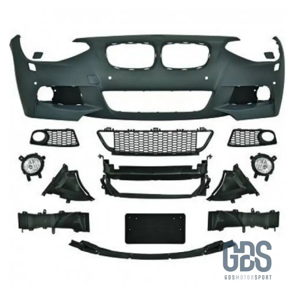 Pare choc avant Pack M pour BMW F20 / F21 Phase 1 - Avec antibrouillard - Choc kit carrosserie - GDS Motorsport