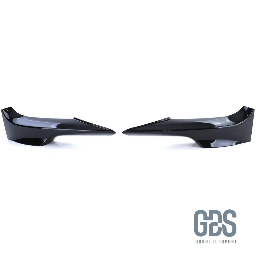 Splitter rajout de pare choc avant Noir Brillant BMW Serie 3 E92 E93 Pack M Phase 1 - Éléments carrosserie - GDS Motorsport