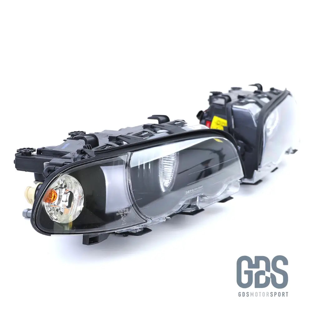 Phares avant Angel Eyes pour BMW Série 3 E46 Coupé / Cabriolet Ph1 H7/H7 - Éclairage de véhicule - GDS Motorsport