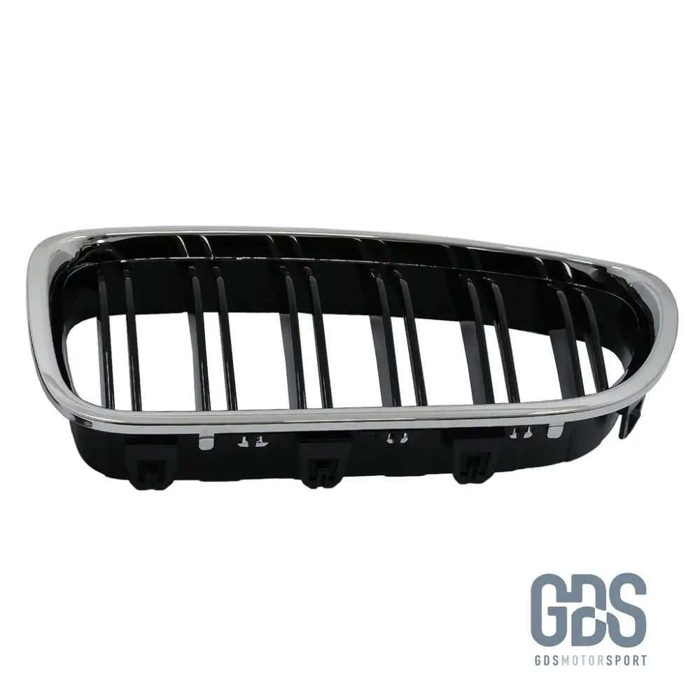 Grilles de calandre Look M5 Double lame Noir Brillant Contour Chrome BMW F10 / F11 - Calandres - GDS Motorsport