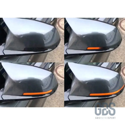 Clignotants répétiteurs led dynamique pour bmw série 3 f30 / f31 fumé noir - clignotants