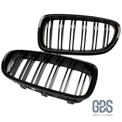 Grilles de calandre Look M5 Double lame Noir brillant BMW F10 / F11 - Calandres - GDS Motorsport