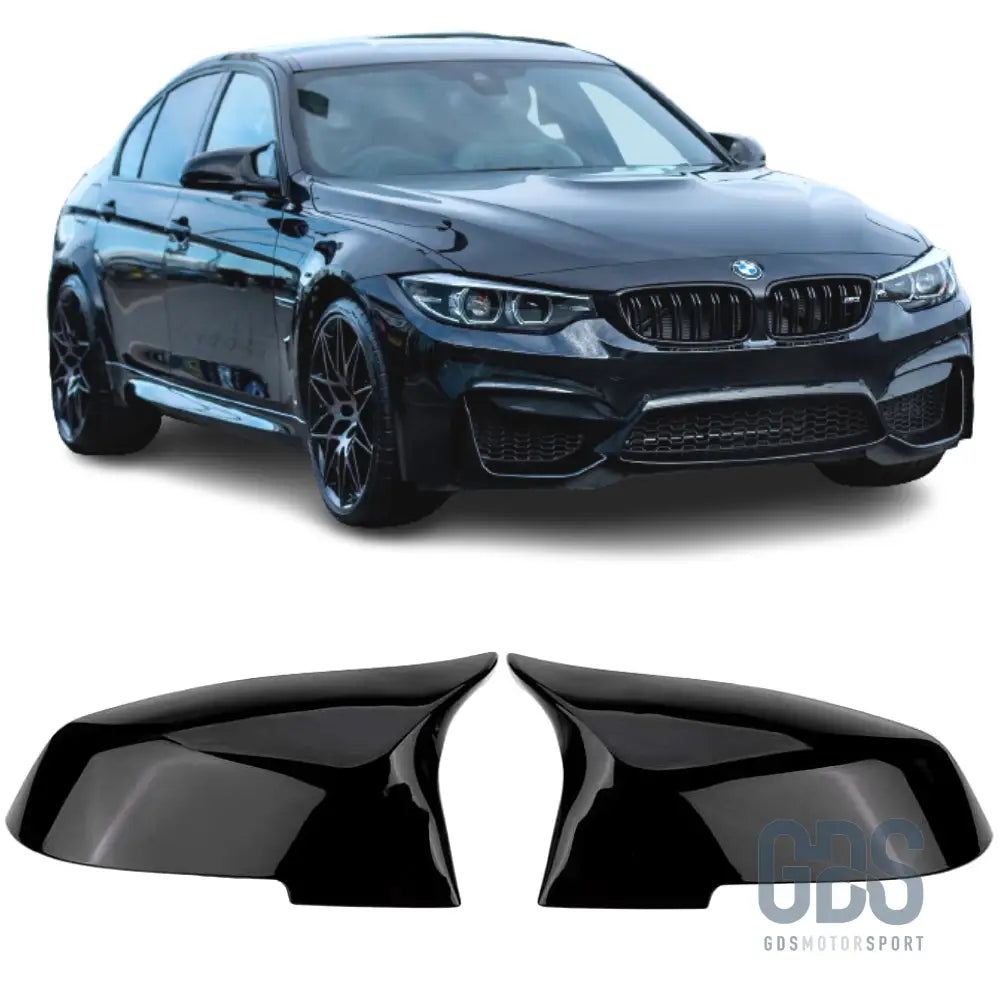 Coques de rétro noir brillant look m3 f80 pour bmw f30 f31 - coque rétroviseur