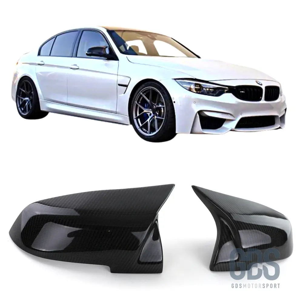 Coques de retro vrai carbone look m3 f80 pour bmw f30 / f31 m performance - coque rétroviseur