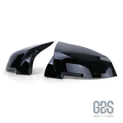 Coques de rétroviseur noir brillant look m performance bmw série 1 f20 f21 - coque rétroviseur