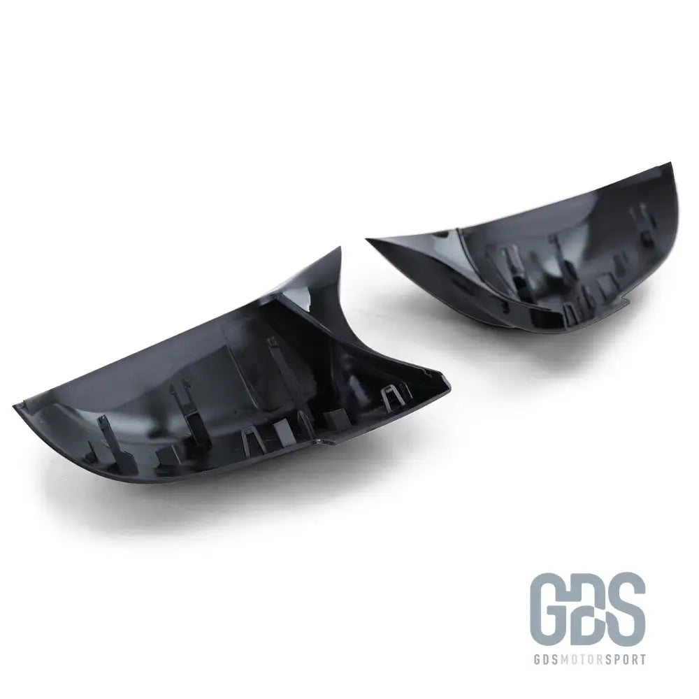 Coques de rétroviseur noir brillant look m performance bmw série 1 f20 f21 - coque rétroviseur