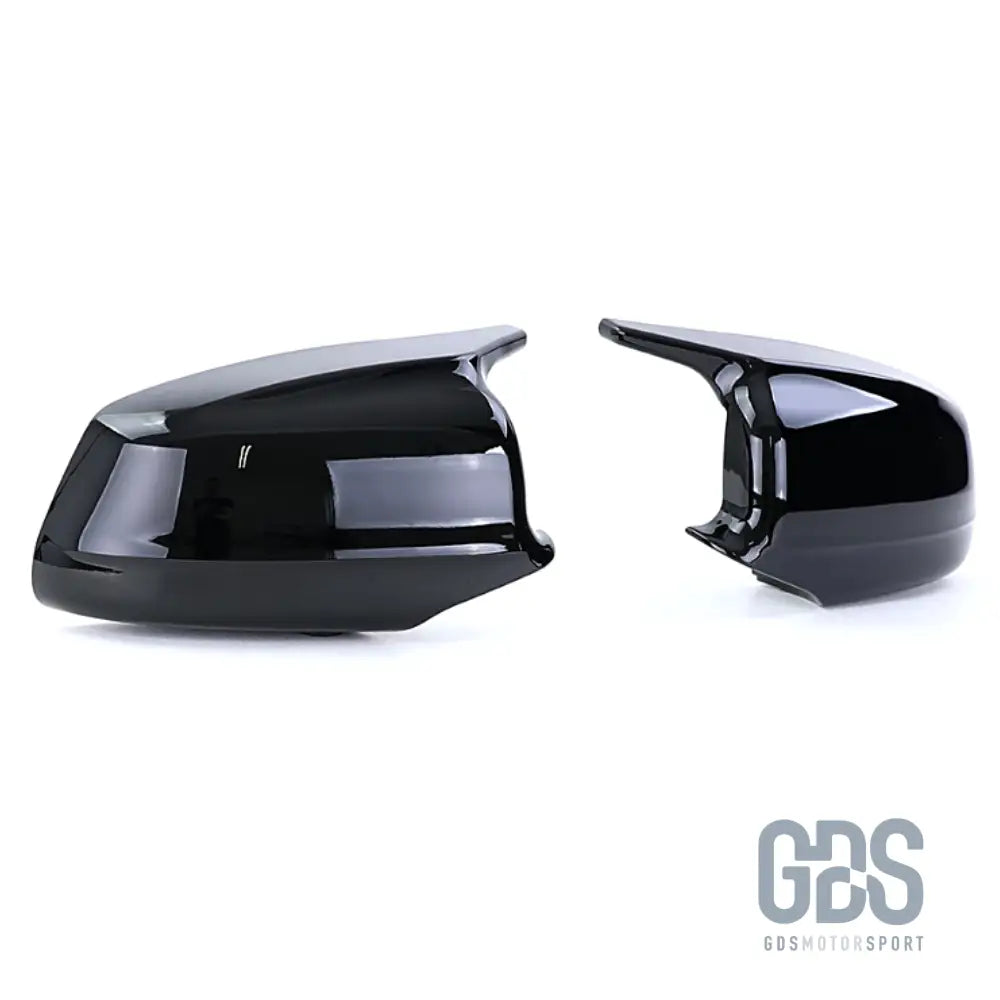 Coques de rétroviseur noir brillant look m performance pour bmw série 5 f10 & f11 (phase 1) - coque rétroviseur