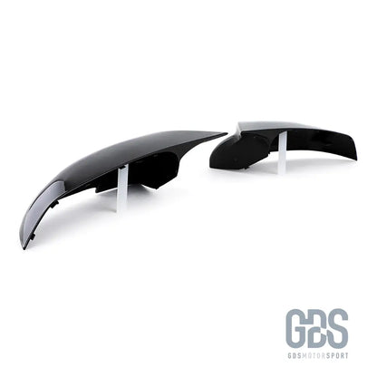 Coques de rétroviseur noir brillant look m performance pour bmw série 5 f10 & f11 (phase 2 lci) - coque rétroviseur