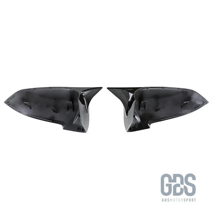 Coques de rétroviseur noir brillant look m performance pour bmw série 5 f10 & f11 (phase 2 lci) - coque rétroviseur