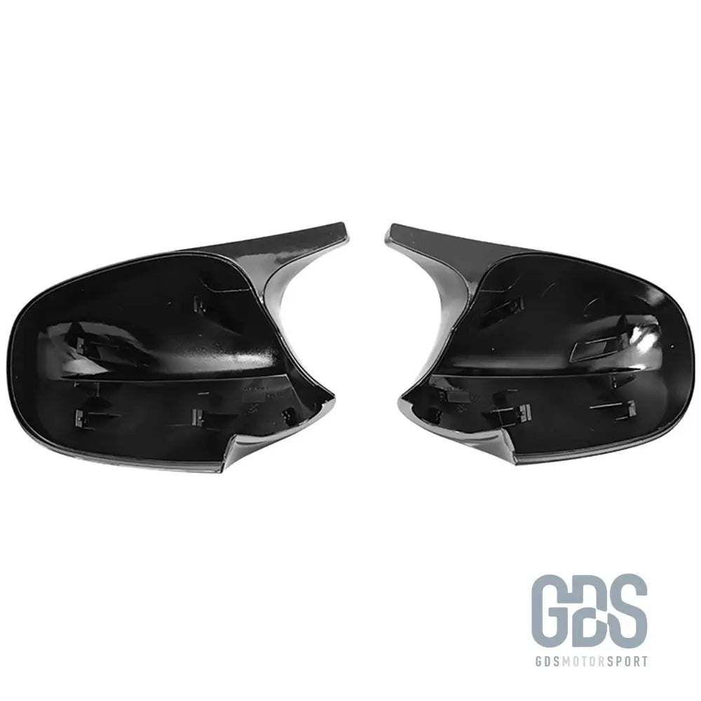Coques rétroviseur noir brillant look m3 pour bmw série 1 e87 e81 e82 e88 — phase 2 lci - coque rétroviseur