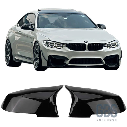 Coques de rétroviseur noir brillant look m4 f82 pour bmw serie 4 f32 f33 f36 - coque