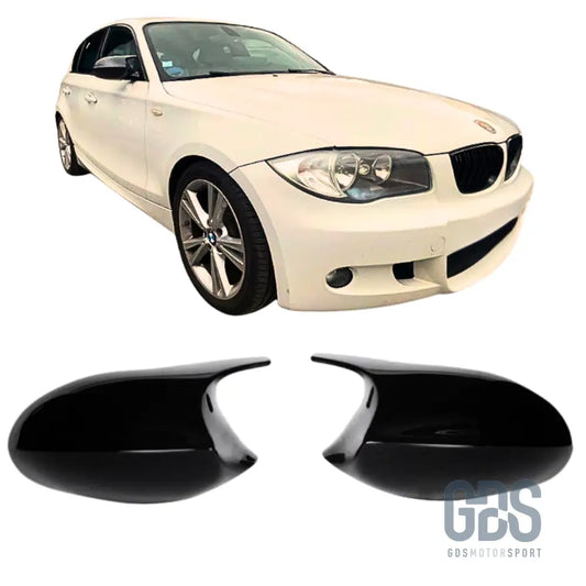 Coques rétroviseur noir mat look m3 pour bmw série 1 e87 e81 e82 e88 — phase - coque rétroviseur