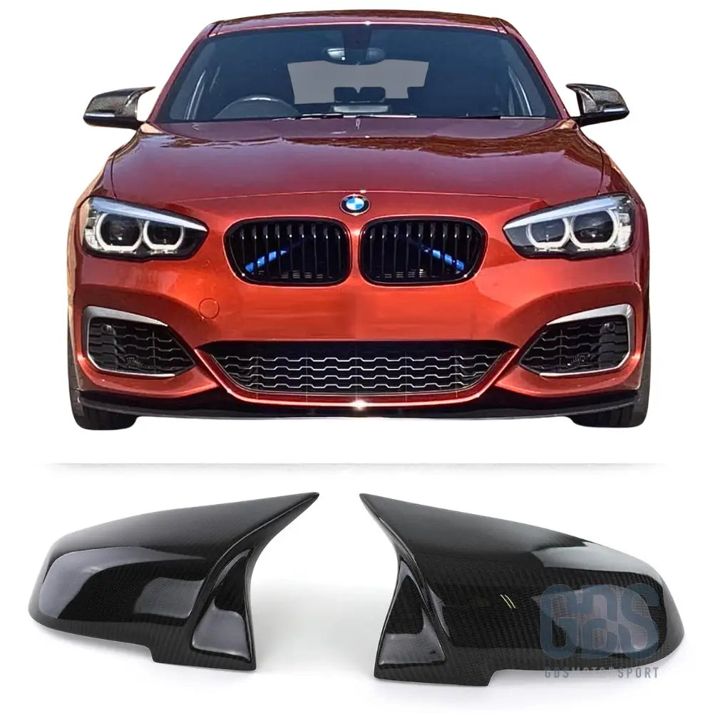 Coques de rétroviseur vrai carbone look m performance bmw série 1 f20 f21 - coque rétroviseur