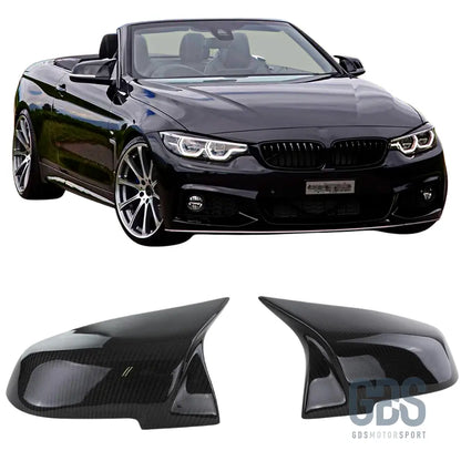 Coques de rétroviseur vrai carbone look m4 f82 pour bmw f32 f33 f36 m performance - coque