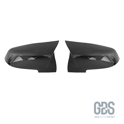 Coques de rétroviseurs look m performance aspect carbone pour bmw série 2 f22 f23 - coque rétroviseur
