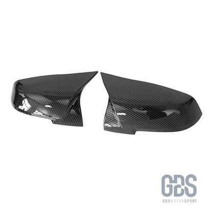 Coques de rétroviseurs look m performance aspect carbone pour bmw série 2 f22 f23 - coque rétroviseur
