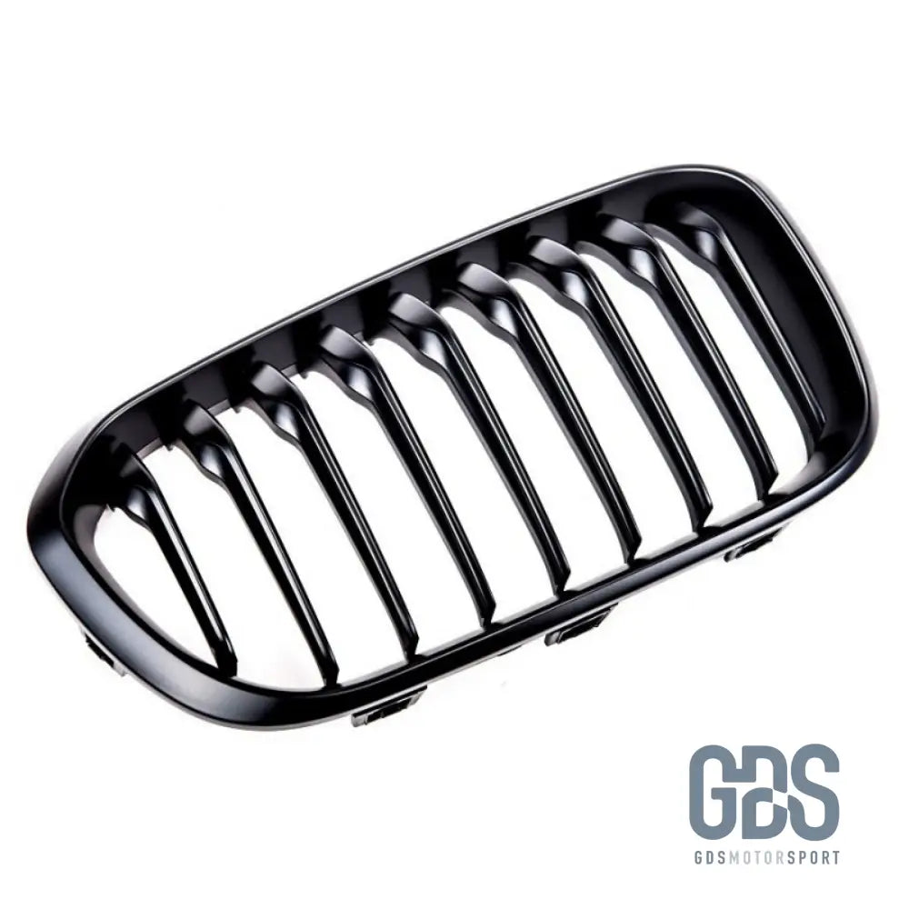 2 Grilles calandre Noir Mate BMW série 1 F20 F21 phase - Calandres - GDS Motorsport