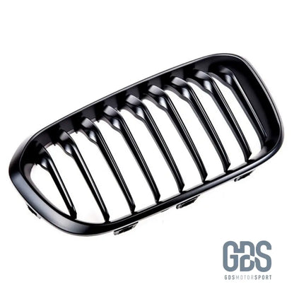 2 Grilles calandre Noir Mate BMW série 1 F20 F21 phase - Calandres - GDS Motorsport