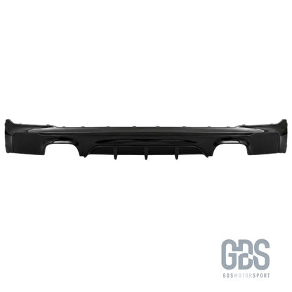 Diffuseur arrière look m performance 4 sorties noir brillant pour bmw série 2 f22 f23 pack