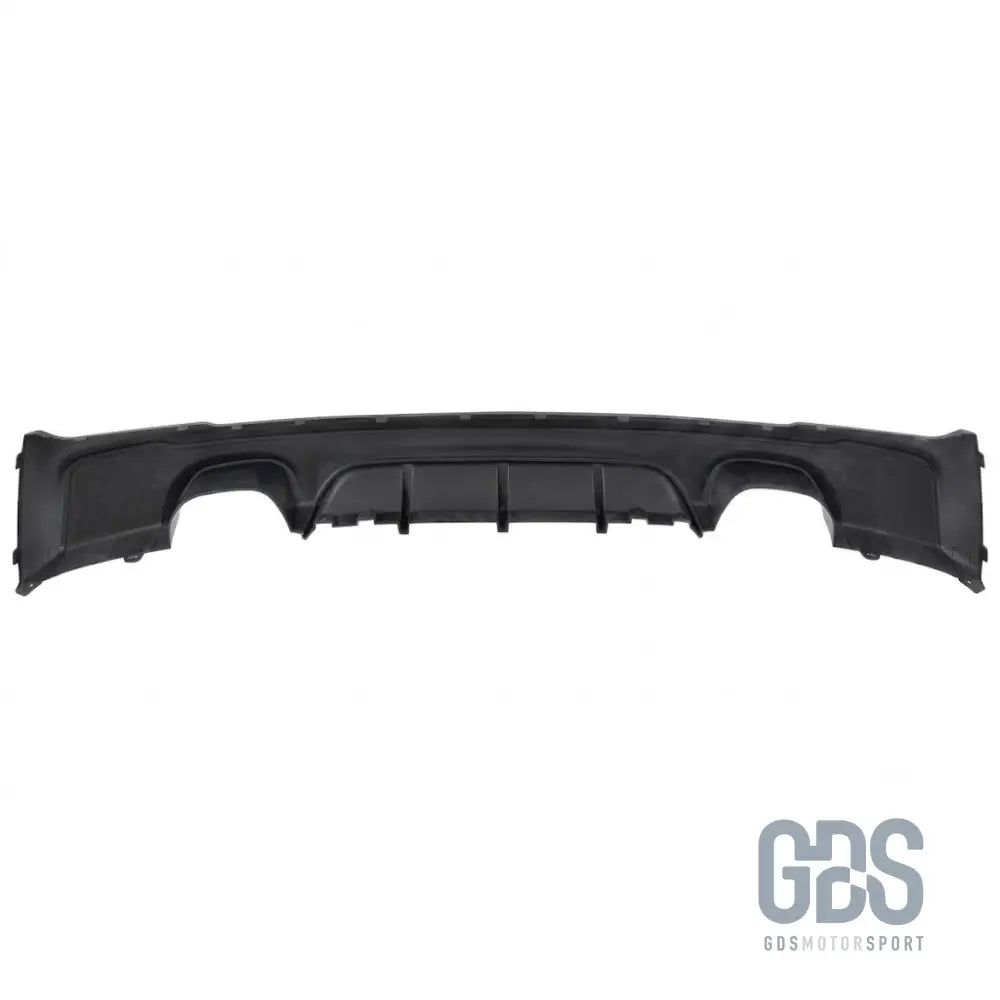 Diffuseur arrière look m performance 4 sorties noir brillant pour bmw série 2 f22 f23 pack