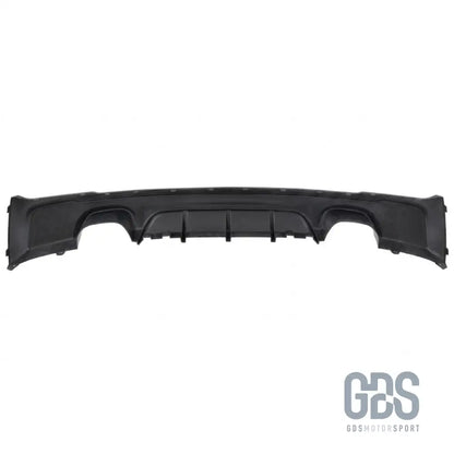 Diffuseur arrière look m performance 4 sorties noir brillant pour bmw série 2 f22 f23 pack