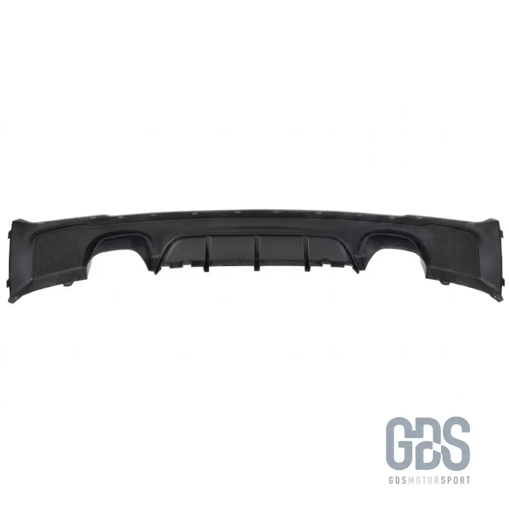 Diffuseur arrière look m performance 4 sorties noir mat pour bmw série 2 f22 f23 pack